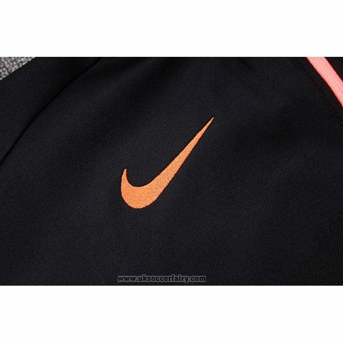 Jacket Tracksuit Corinthians Kids 2025-2026 Black Orange